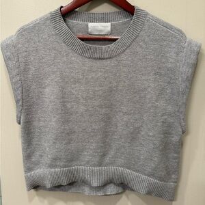 Cropped sweater top